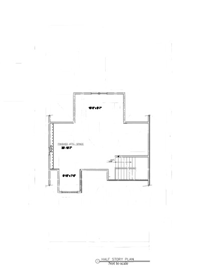 505 11th Ave in Belmar, NJ half story plan